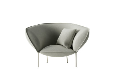 现代布艺创意单人沙发